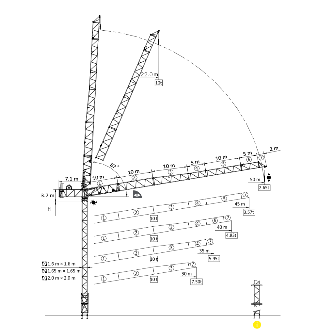 Zoomlion RL165-10 square